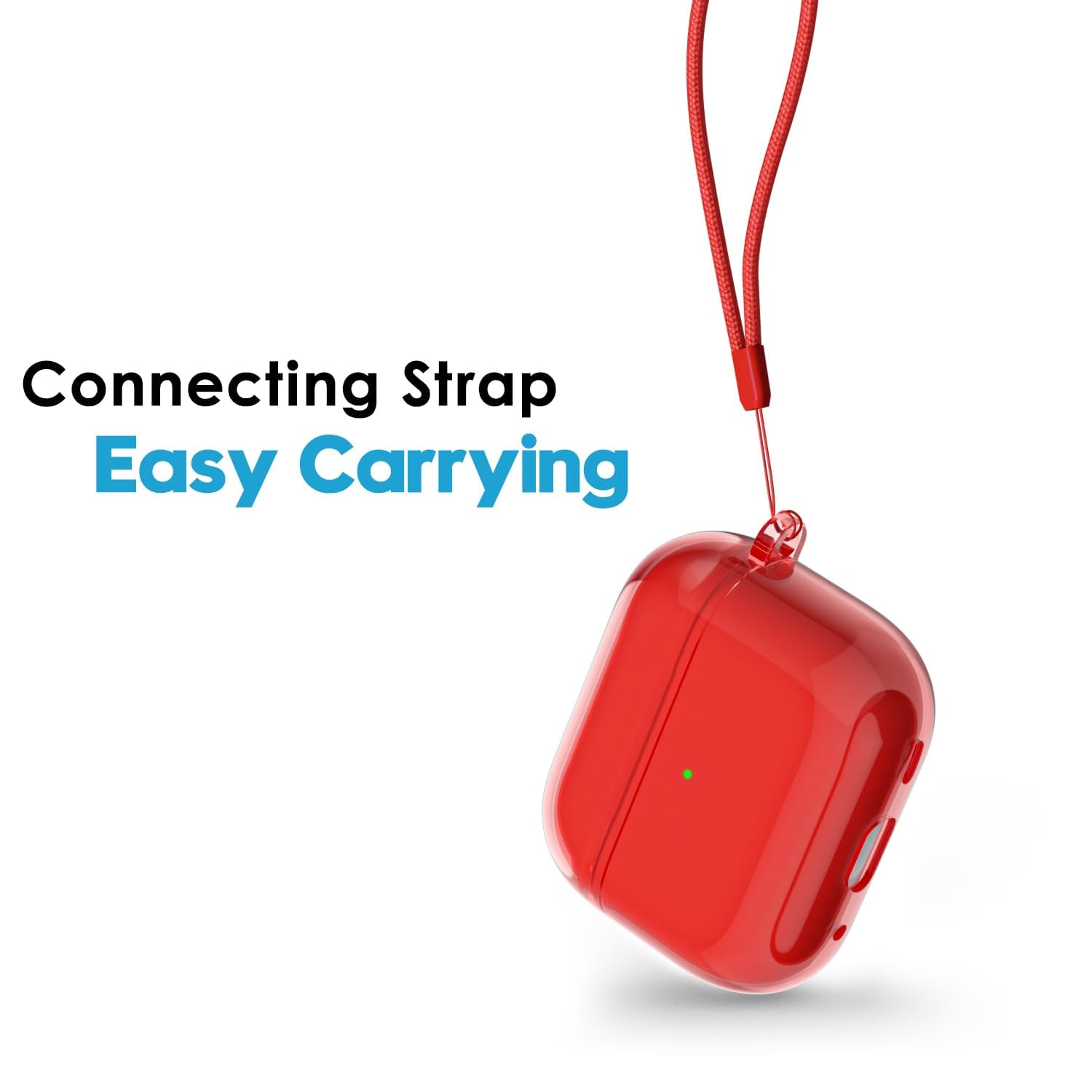 Clear Protective Earbuds Case with Strap - Future Tech
