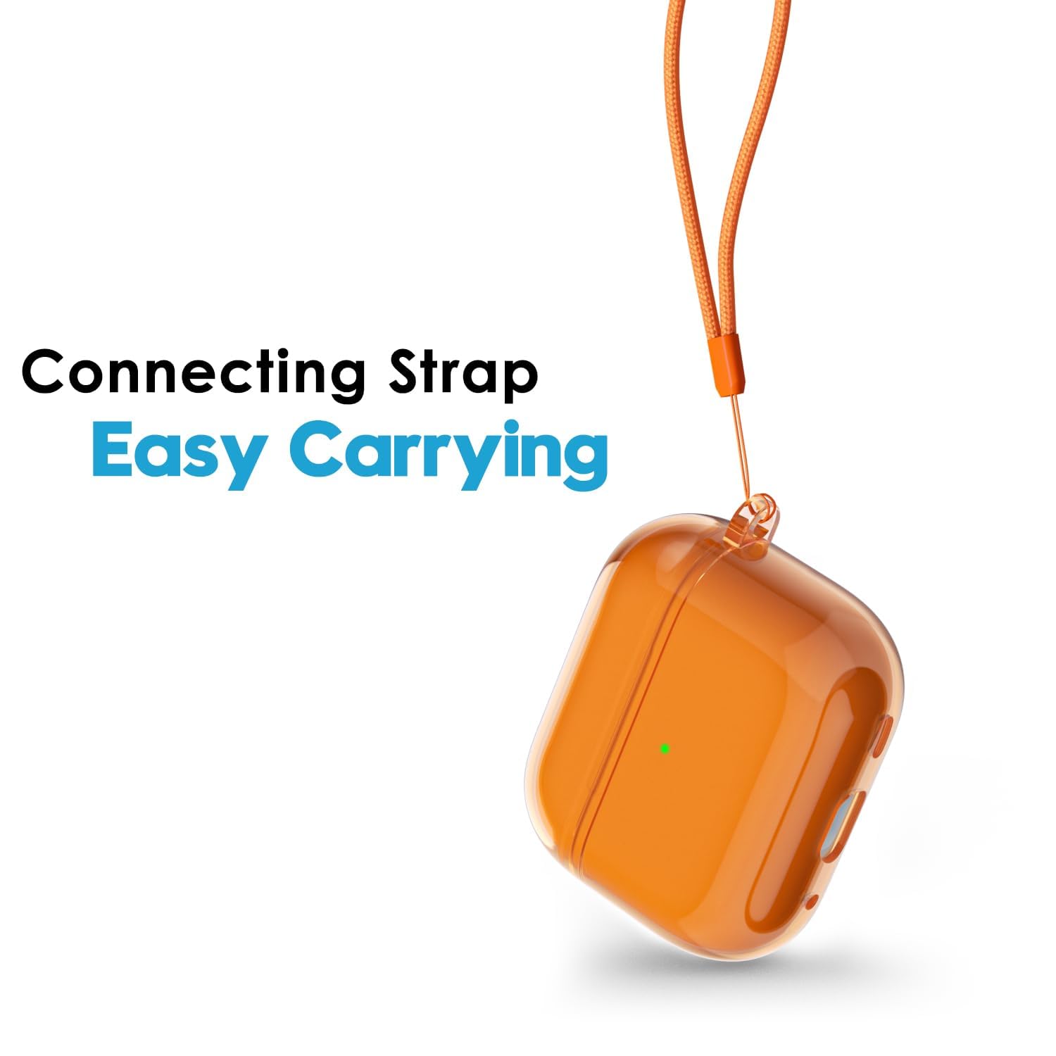 Clear Protective Earbuds Case with Strap - Future Tech