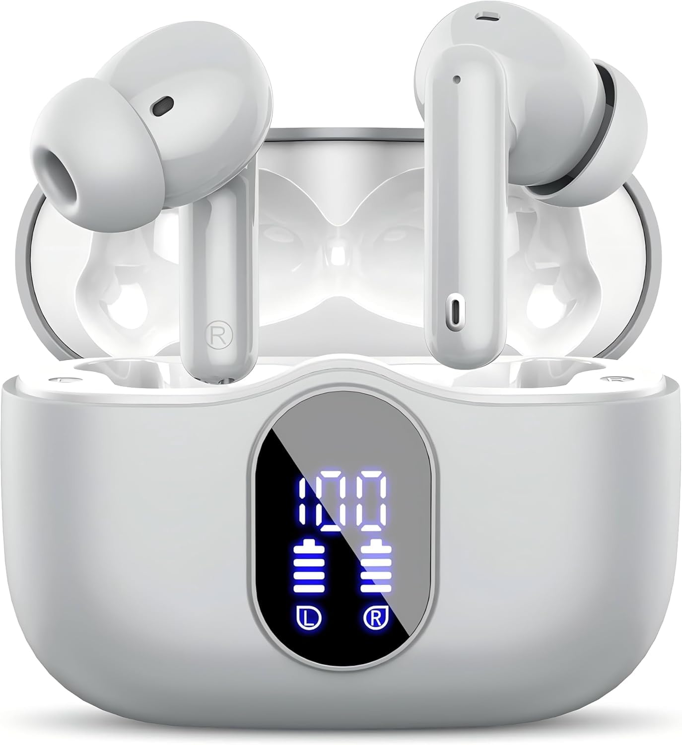 Wireless Earbuds (Bluetooth 5.4): Stereo Sound and IP7 Waterproofing - Future Tech