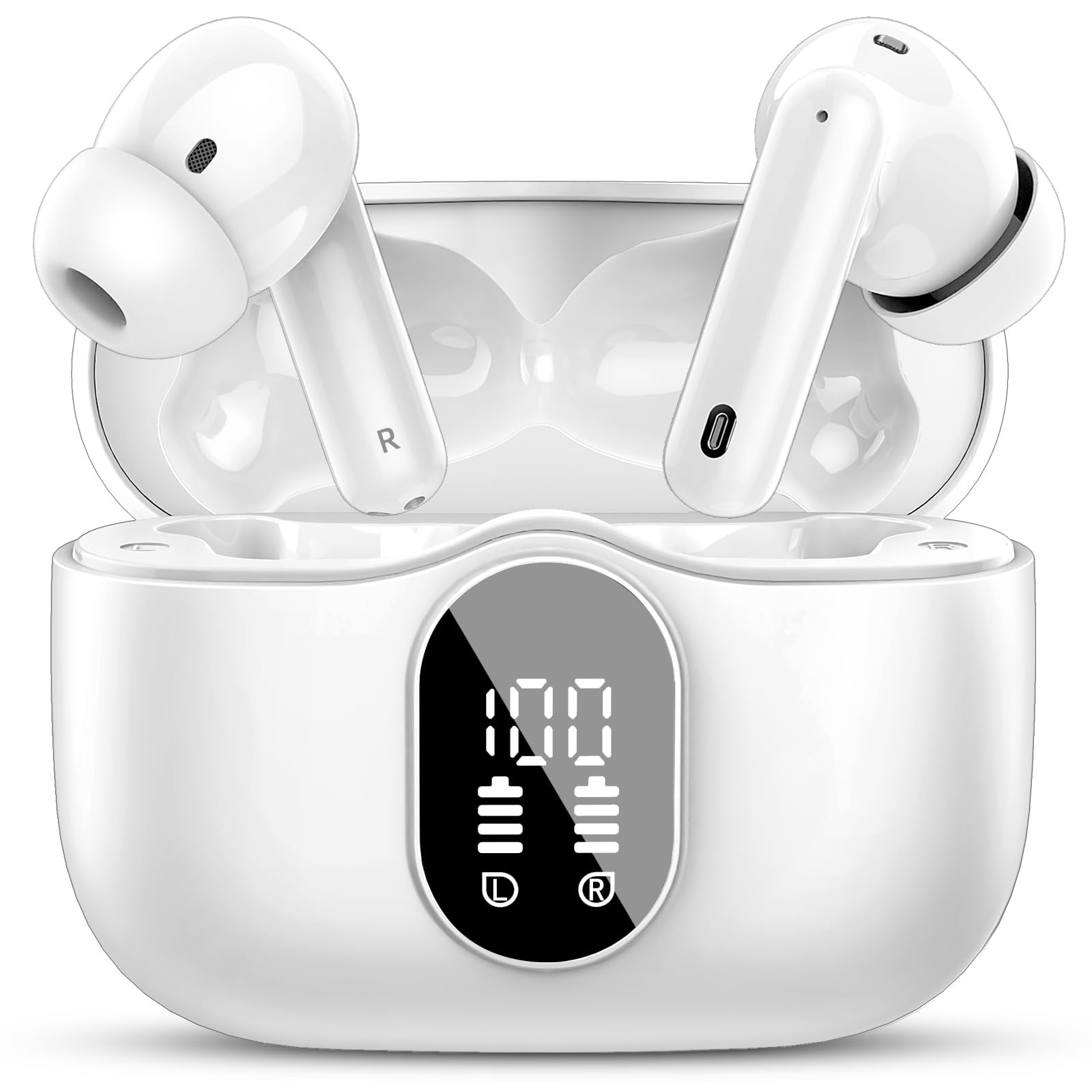 Wireless Earbuds (Bluetooth 5.4): Stereo Sound and IP7 Waterproofing - Future Tech