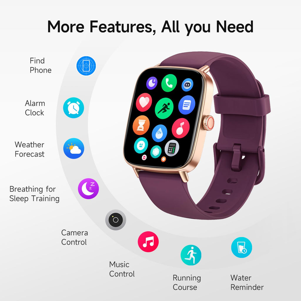 Smart Watch: Voice Calling, Fitness Tracking, and SpO2 Monitoring - Future Tech