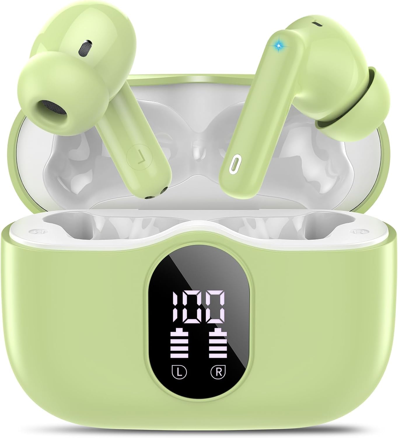 Wireless Earbuds (Bluetooth 5.4): Stereo Sound and IP7 Waterproofing - Future Tech