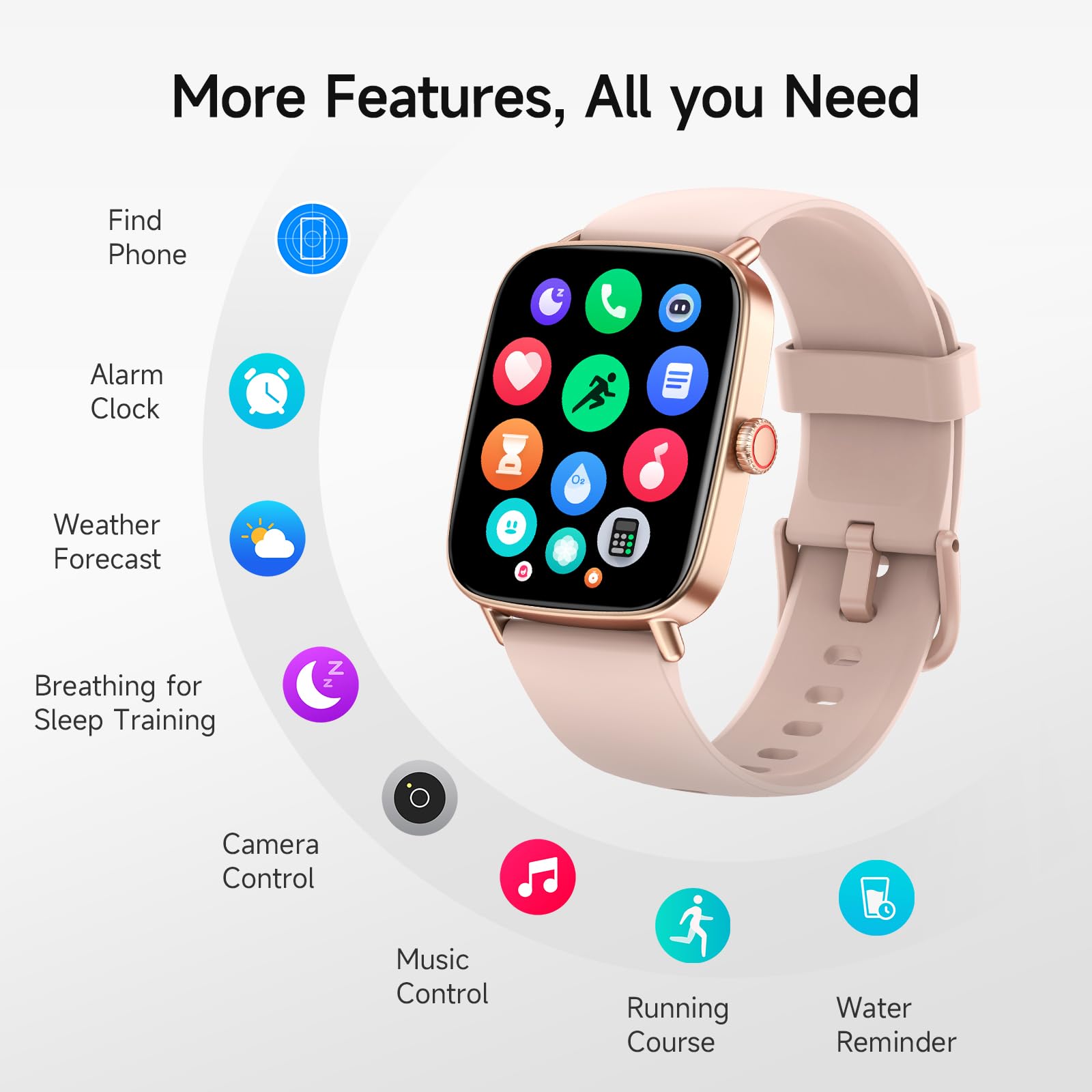 Smart Watch: Voice Calling, Fitness Tracking, and SpO2 Monitoring - Future Tech