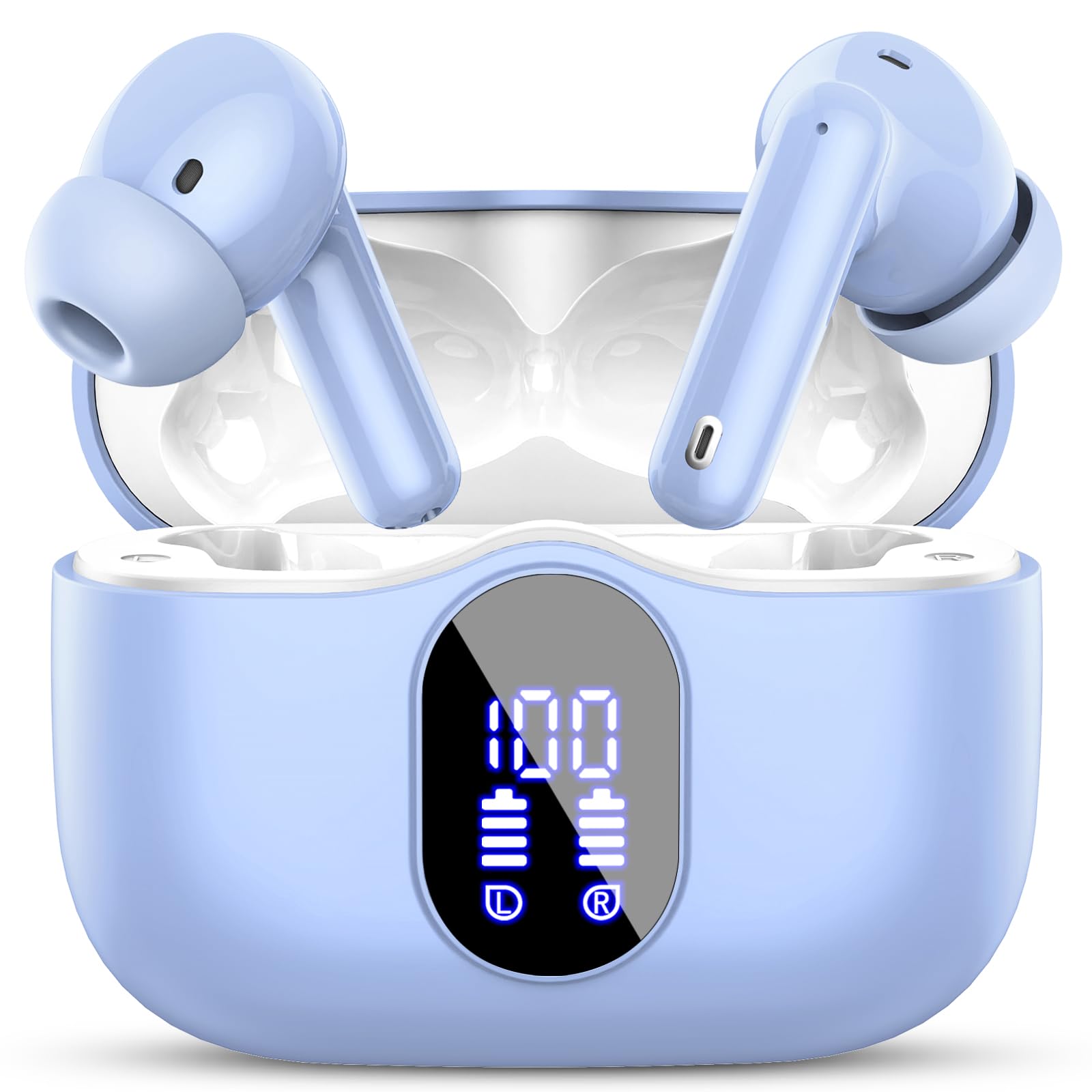 Wireless Earbuds (Bluetooth 5.4): Stereo Sound and IP7 Waterproofing - Future Tech