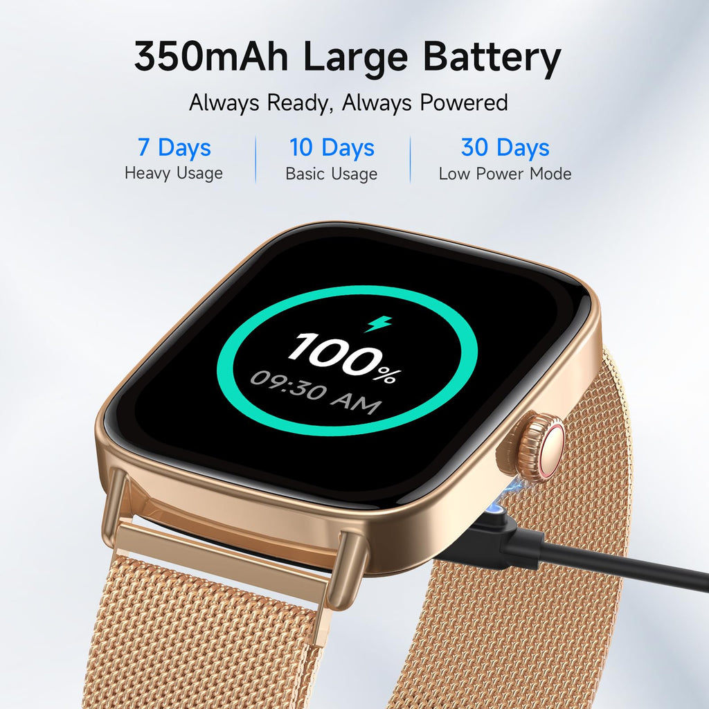 Smart Watch: Voice Calling, Fitness Tracking, and SpO2 Monitoring - Future Tech