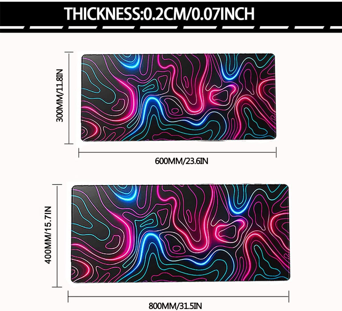 Extended Gaming Mouse Pad - Future Tech
