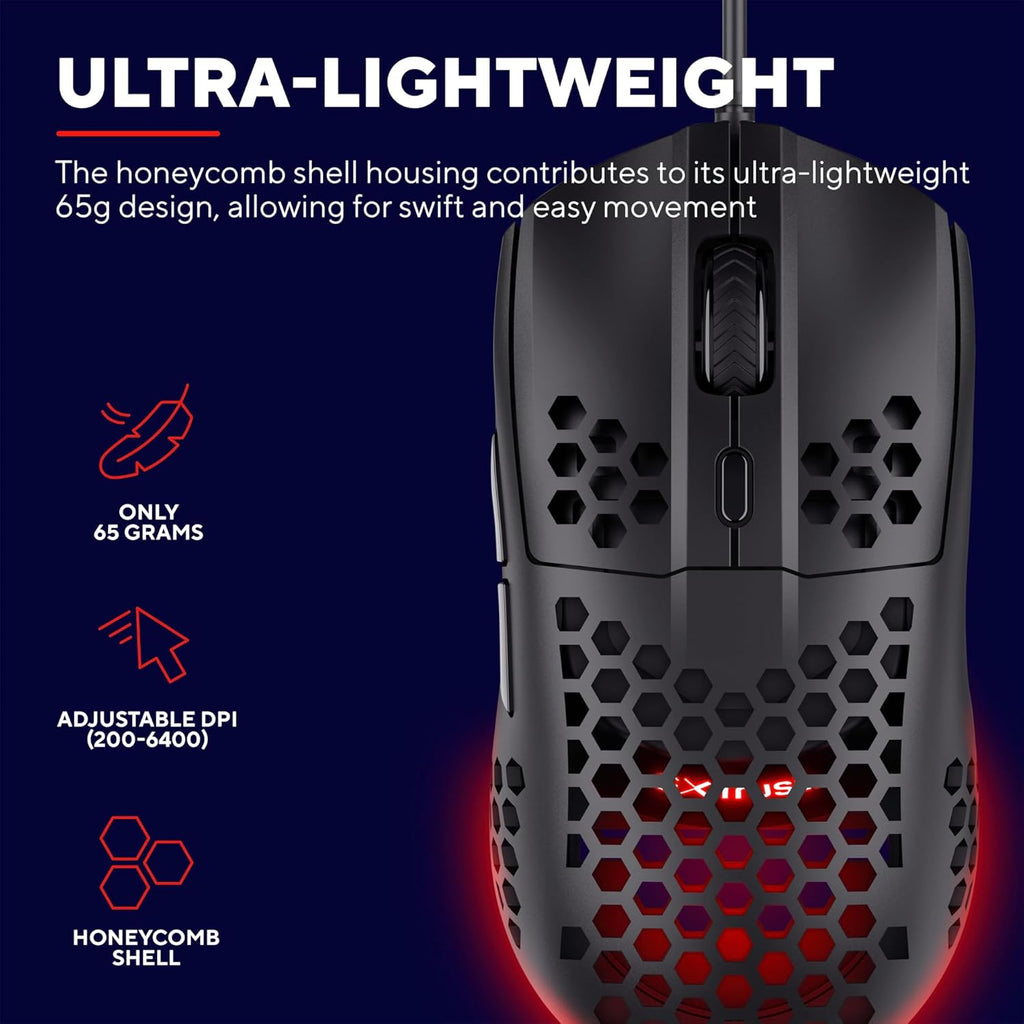 Ultra-Light RGB Gaming Mouse - Future Tech