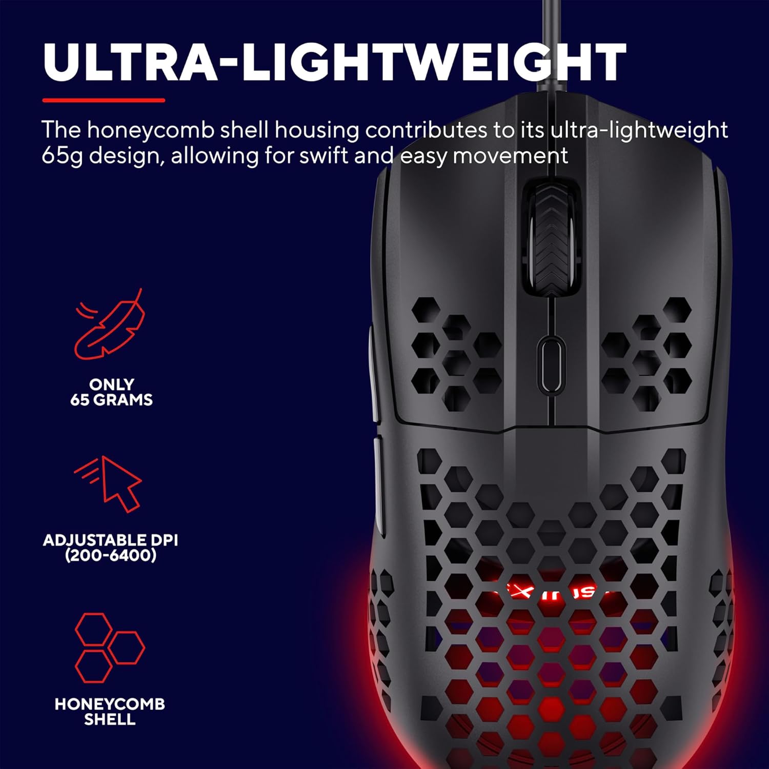 Ultra-Light RGB Gaming Mouse - Future Tech