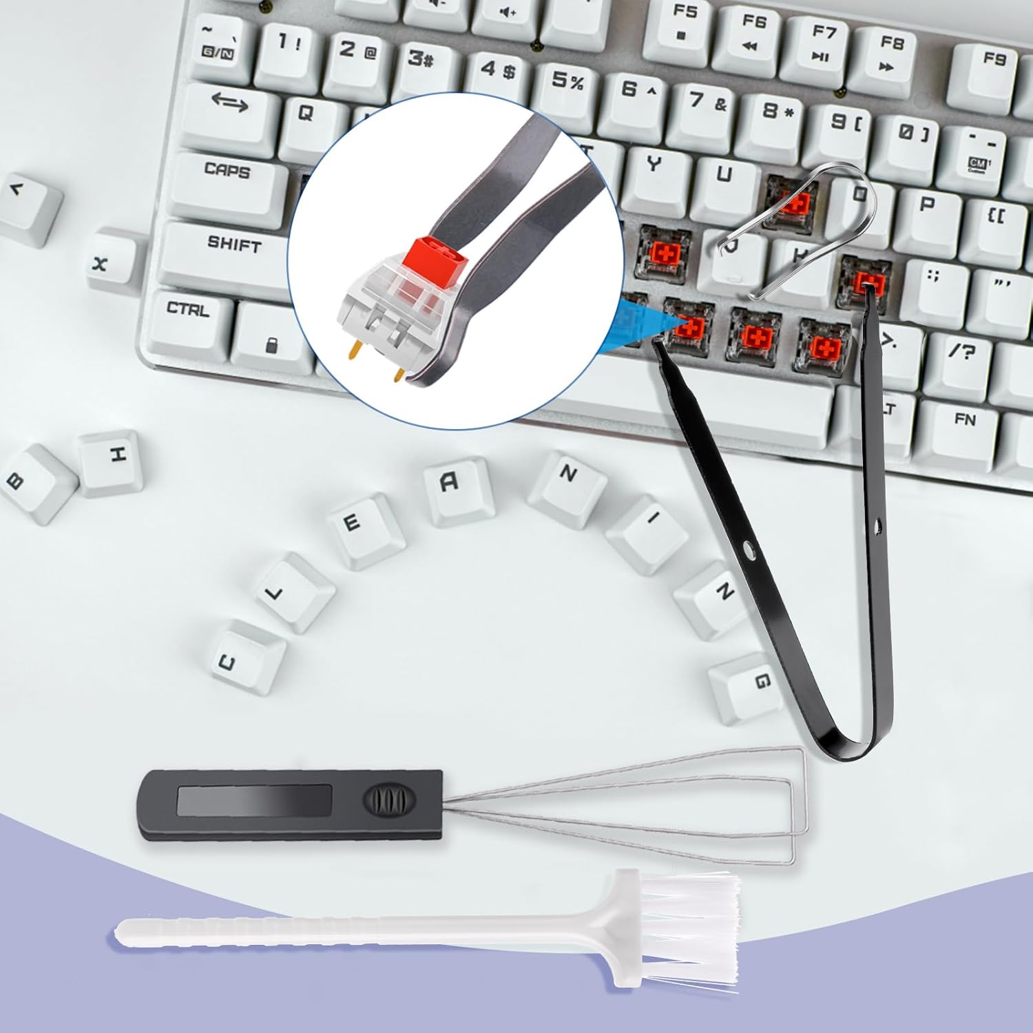 Keyboard Cleaning & Keycap Removal Tool Set - Future Tech