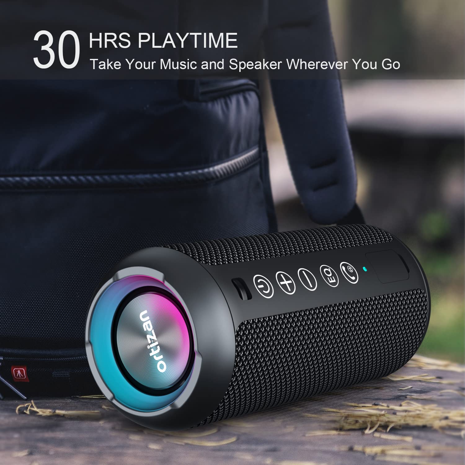 Ortizan Portable Speaker (1st Gen): Immersive Sound and IPX7 Waterproofing - Future Tech
