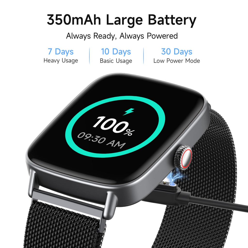 Smart Watch: Voice Calling, Fitness Tracking, and SpO2 Monitoring - Future Tech