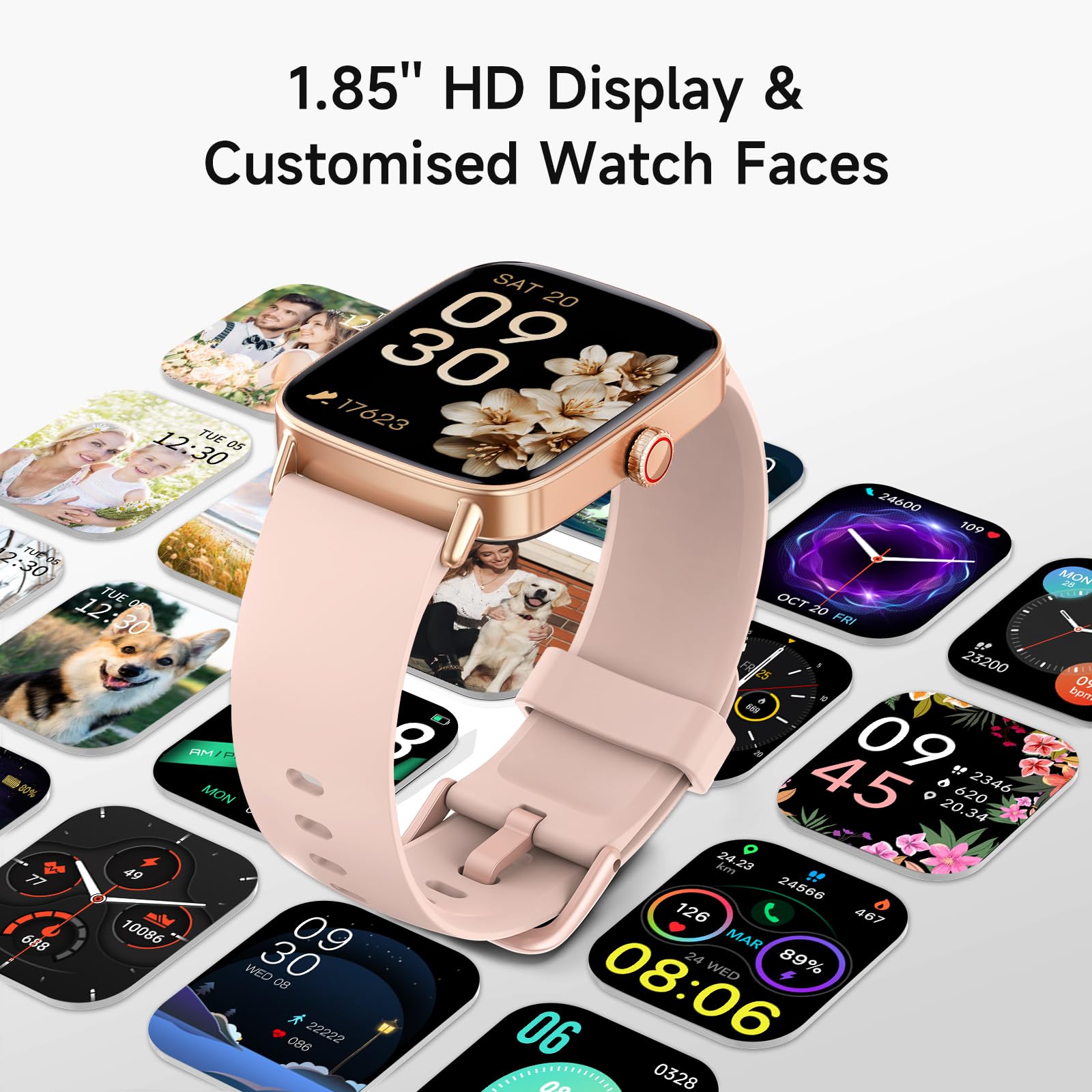Smart Watch: Voice Calling, Fitness Tracking, and SpO2 Monitoring - Future Tech
