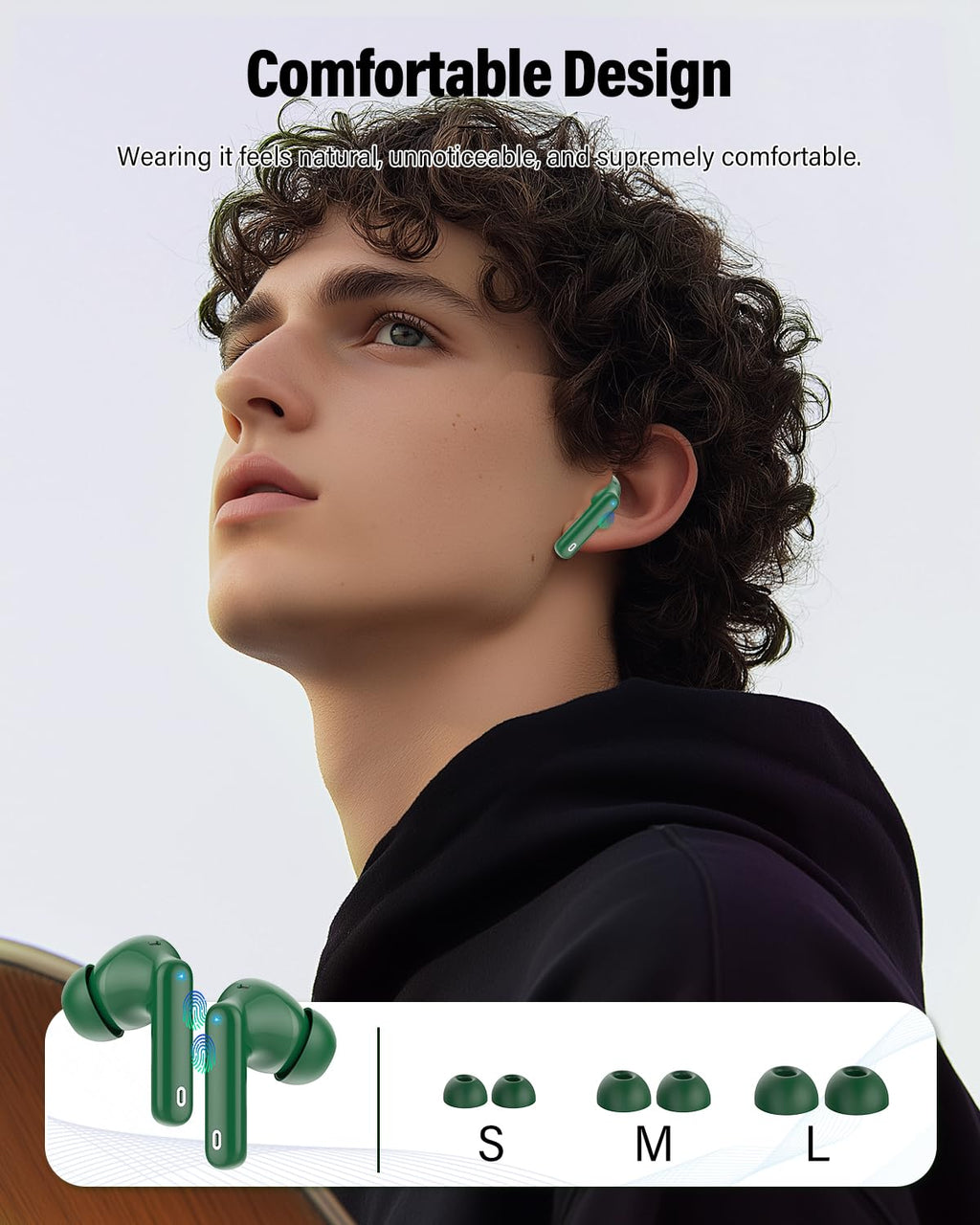 Wireless Earbuds (Bluetooth 5.4): Stereo Sound and IP7 Waterproofing - Future Tech