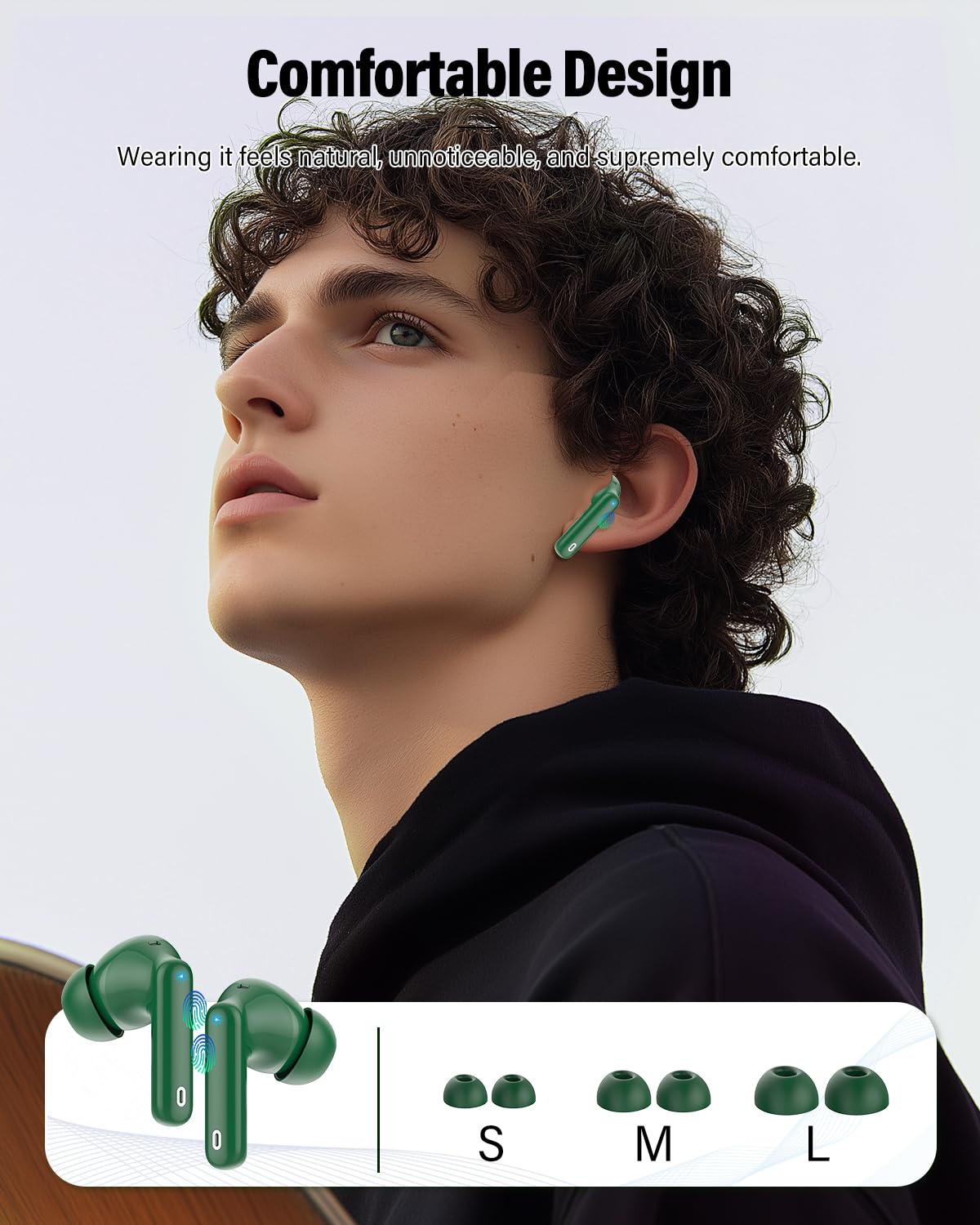 Wireless Earbuds (Bluetooth 5.4): Stereo Sound and IP7 Waterproofing - Future Tech