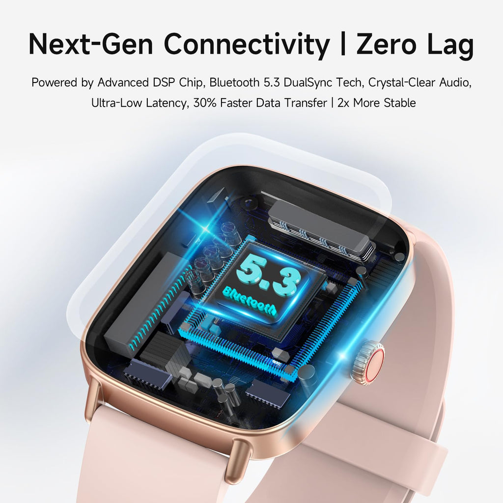 Smart Watch: Voice Calling, Fitness Tracking, and SpO2 Monitoring - Future Tech