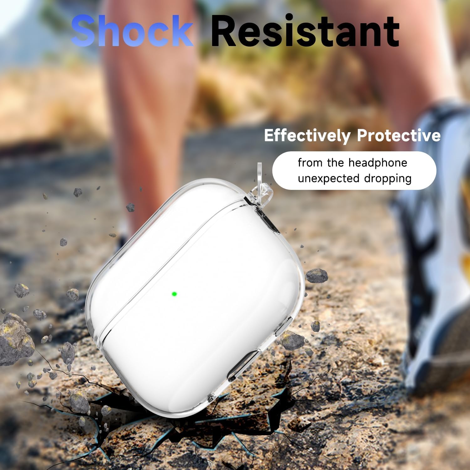 Clear Protective Earbuds Case with Strap - Future Tech