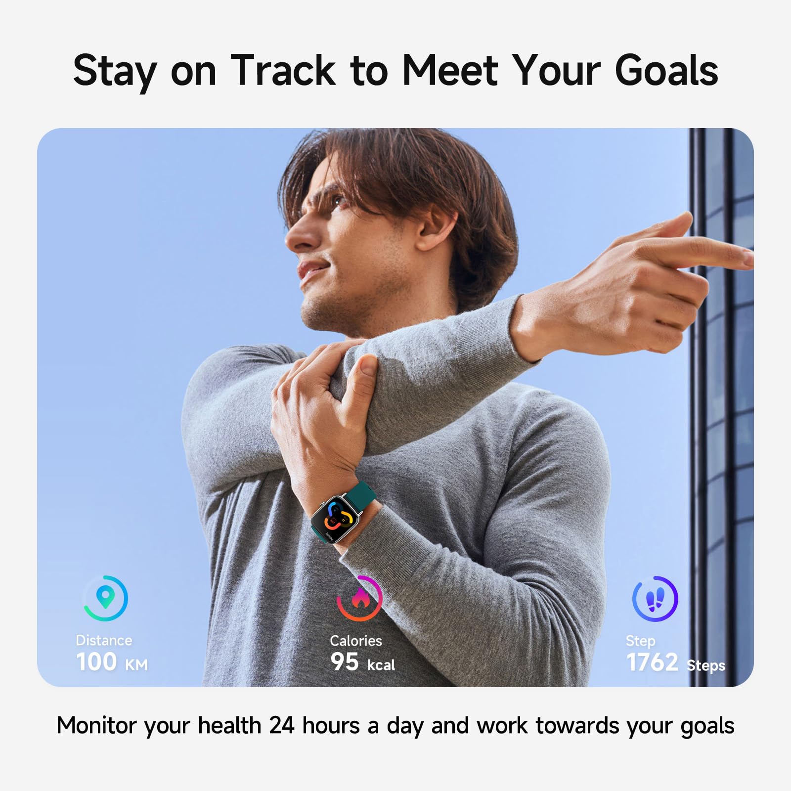 Smart Watch: Voice Calling, Fitness Tracking, and SpO2 Monitoring - Future Tech