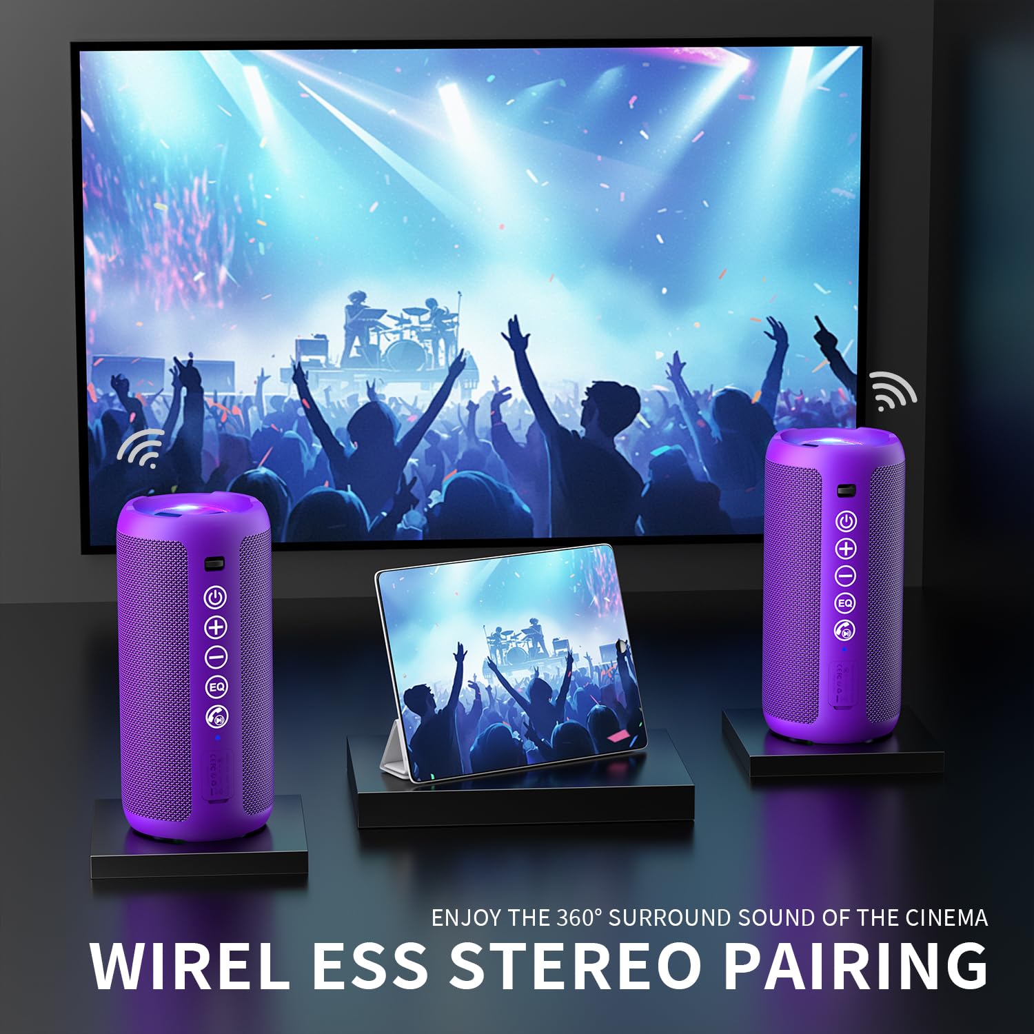 Ortizan Portable Speaker (1st Gen): Immersive Sound and IPX7 Waterproofing - Future Tech