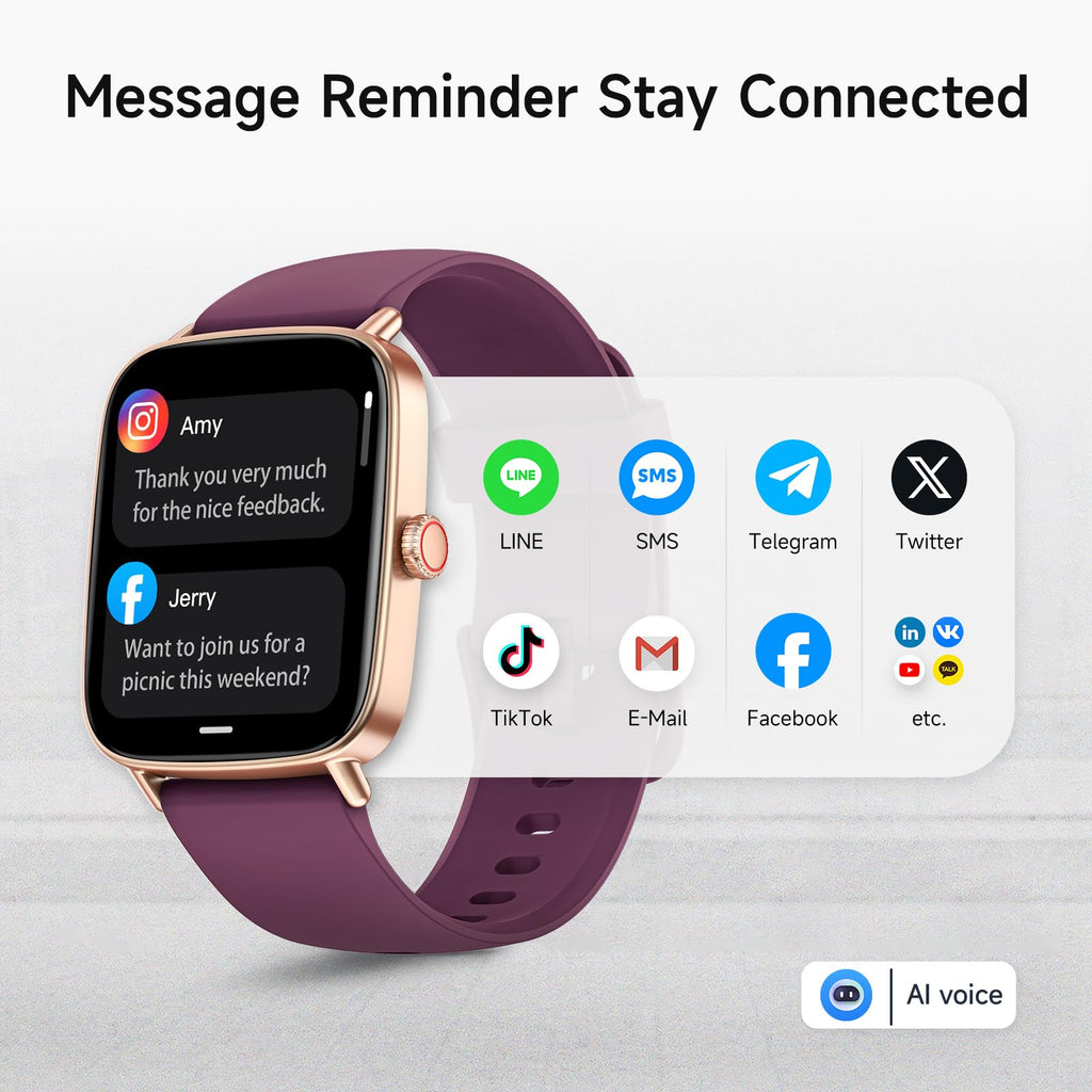 Smart Watch: Voice Calling, Fitness Tracking, and SpO2 Monitoring - Future Tech