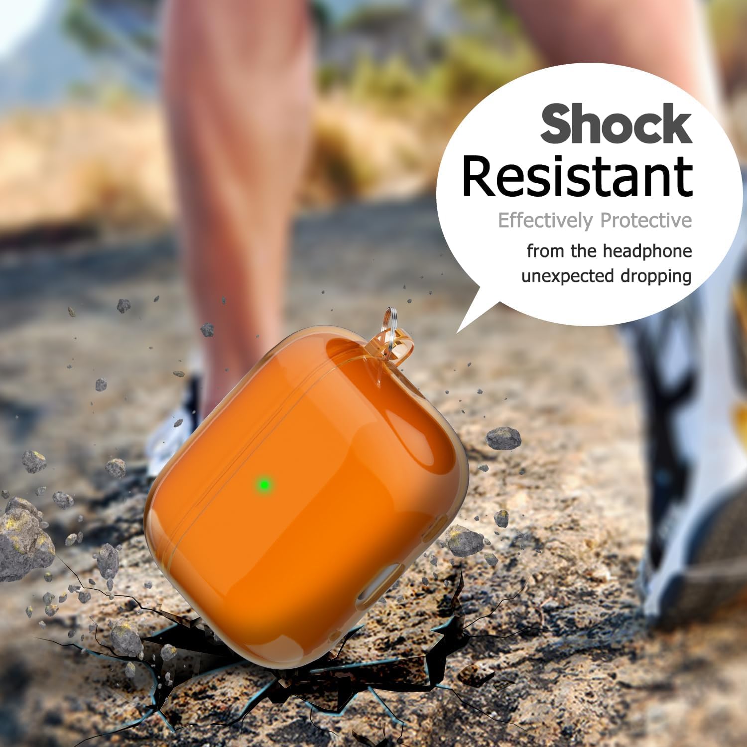 Clear Protective Earbuds Case with Strap - Future Tech
