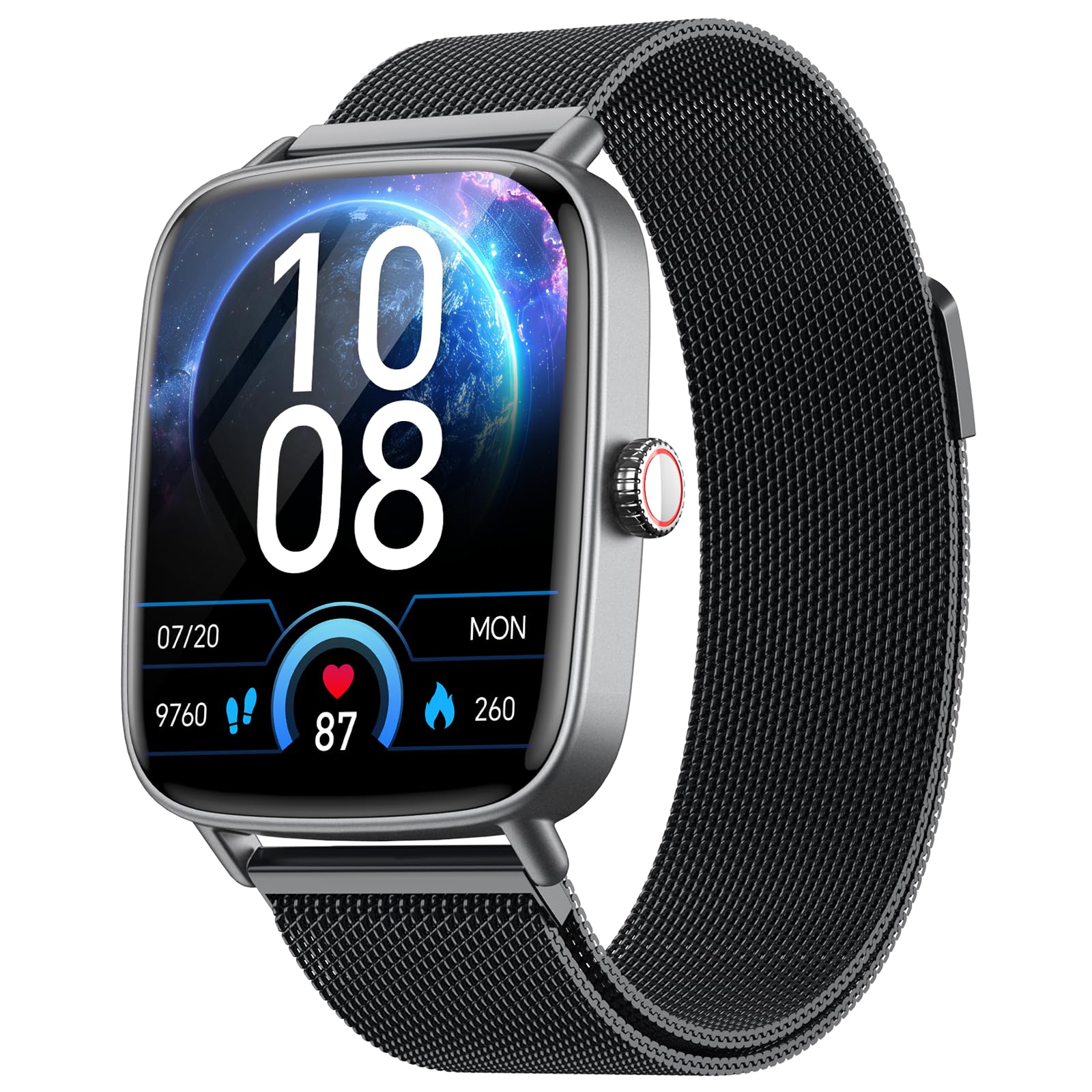 Smart Watch: Voice Calling, Fitness Tracking, and SpO2 Monitoring - Future Tech