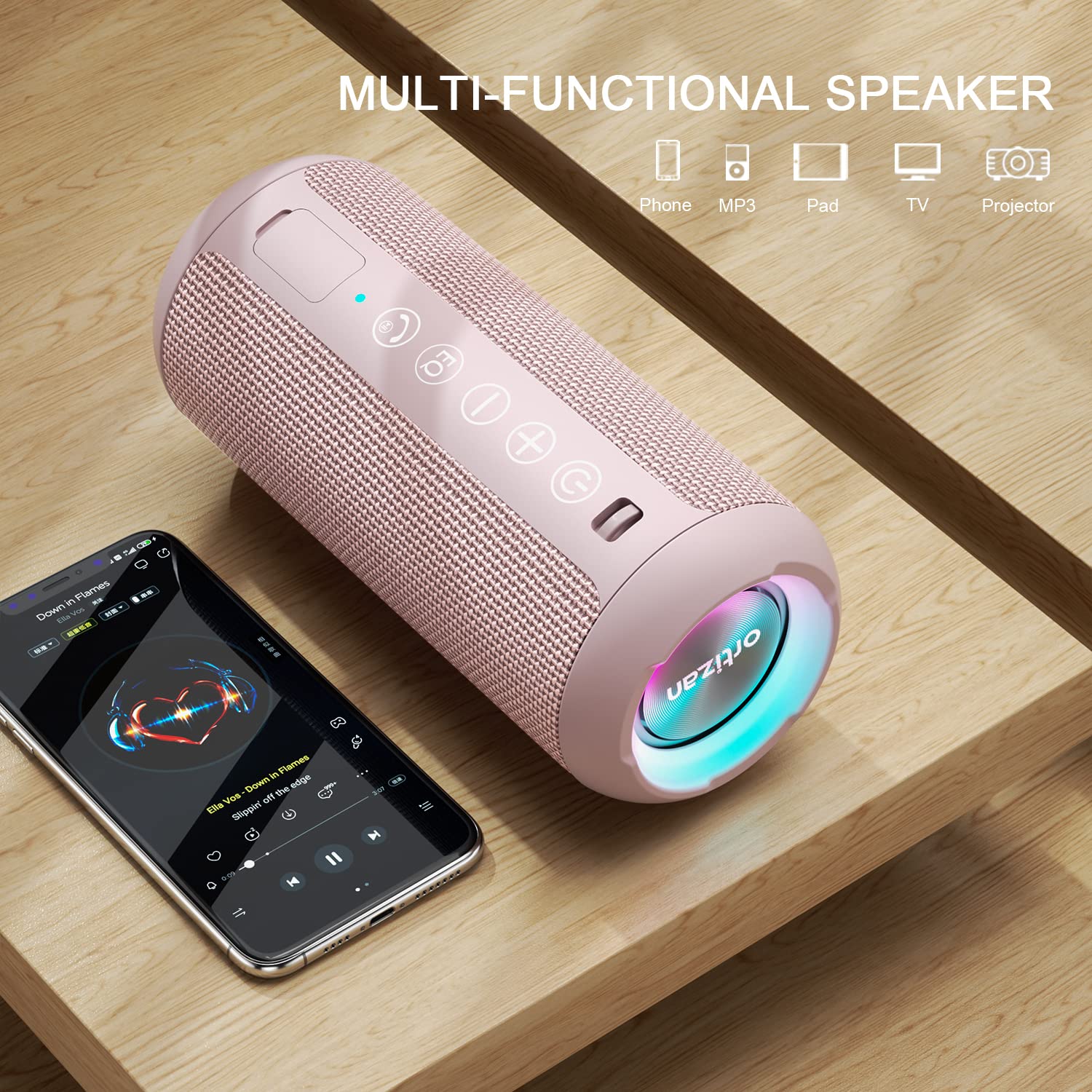 Ortizan Portable Speaker (1st Gen): Immersive Sound and IPX7 Waterproofing - Future Tech