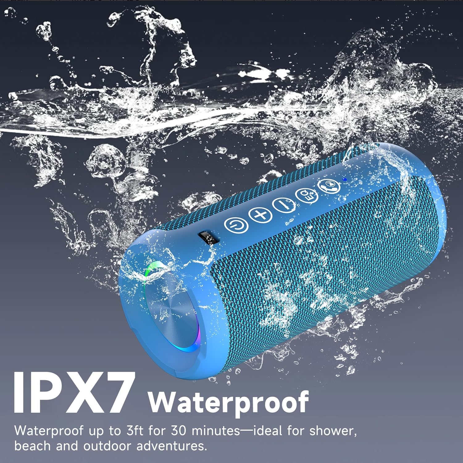 Ortizan Portable Speaker (1st Gen): Immersive Sound and IPX7 Waterproofing - Future Tech