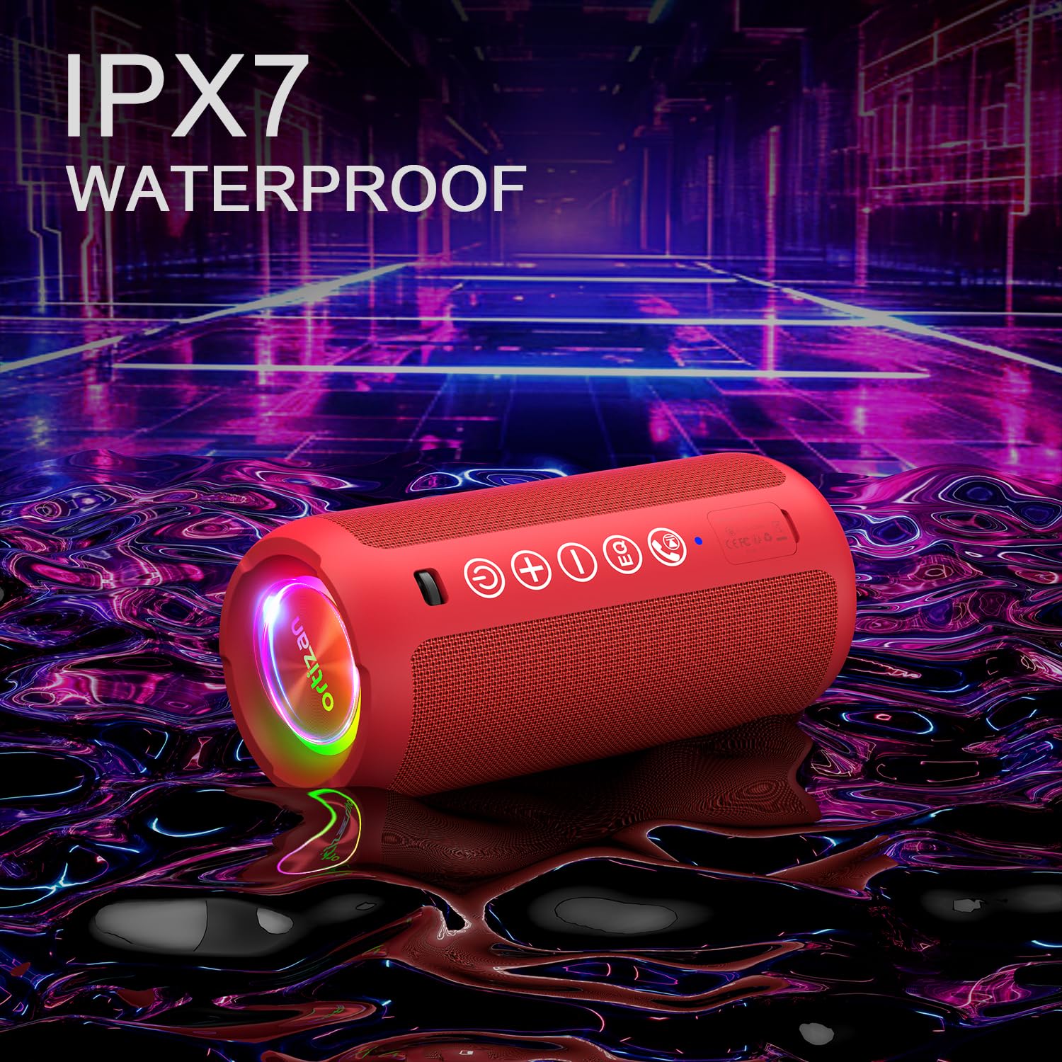 Ortizan Portable Speaker (1st Gen): Immersive Sound and IPX7 Waterproofing - Future Tech