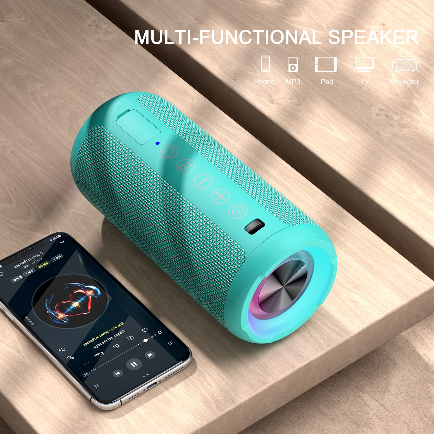 Ortizan Portable Speaker (1st Gen): Immersive Sound and IPX7 Waterproofing - Future Tech