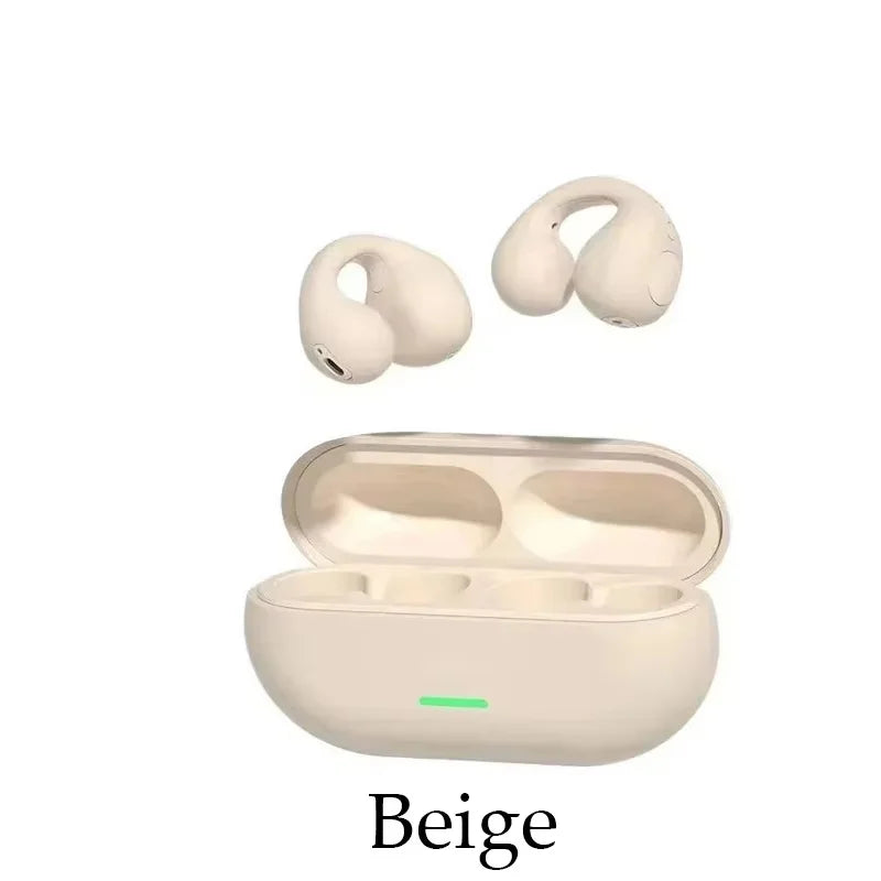 Clip-on Sport Headphones: Bone Conduction Technology and Bluetooth 5.3 - Future Tech