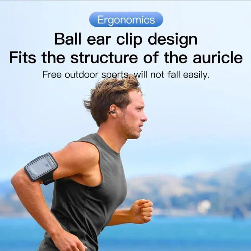 Clip-on Sport Headphones: Bone Conduction Technology and Bluetooth 5.3 - Future Tech