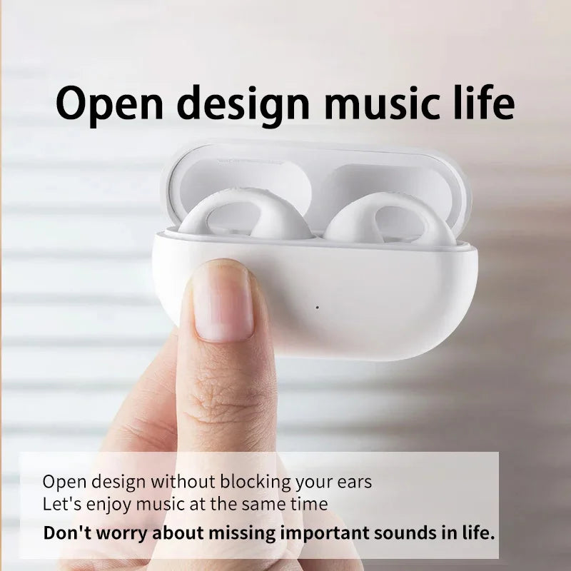 Clip-on Sport Headphones: Bone Conduction Technology and Bluetooth 5.3 - Future Tech